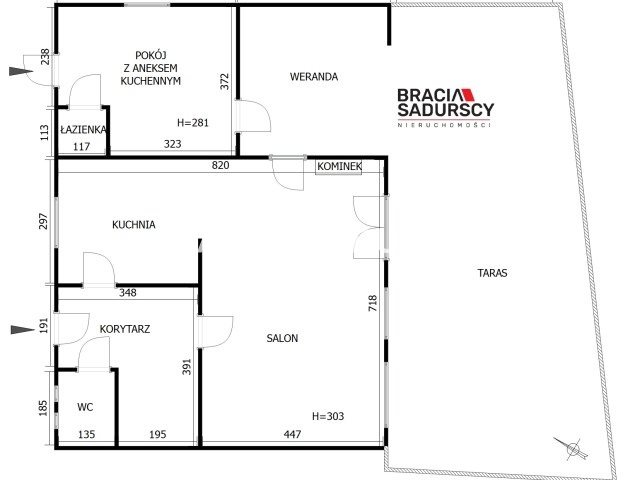 Pcim, 1 250 000 zł, 154 m2, umeblowany miniaturka 7