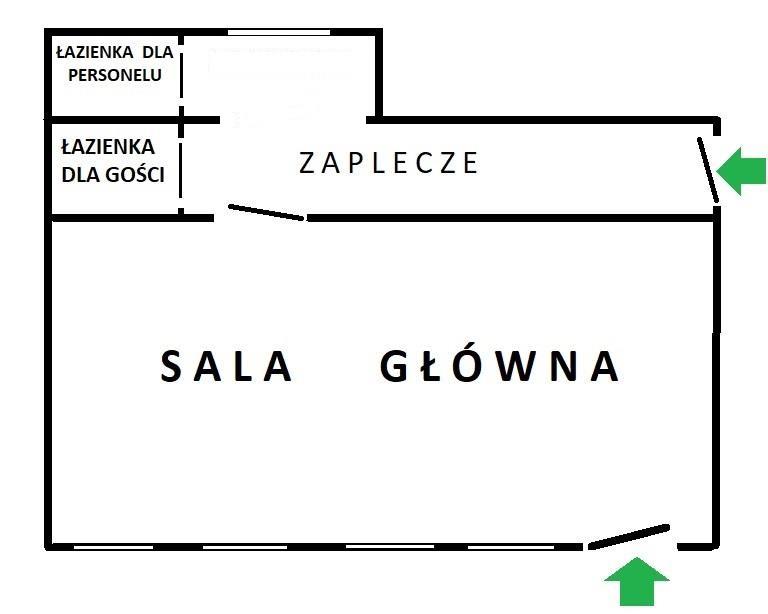 Wrocław Plac Grunwaldzki, 5 000 zł, 70 m2, gastronomiczny - zdjęcie 1