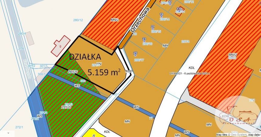 Zjawiskowa*budowlana*MPZP*5159 m² Krosinko*Mosina miniaturka 2