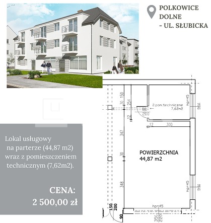 Polkowice, 2 500 zł, 65.73 m2, blok miniaturka 5