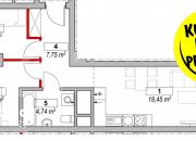 Poznań Naramowice, 458 013 zł, 51.52 m2, M3 miniaturka 6