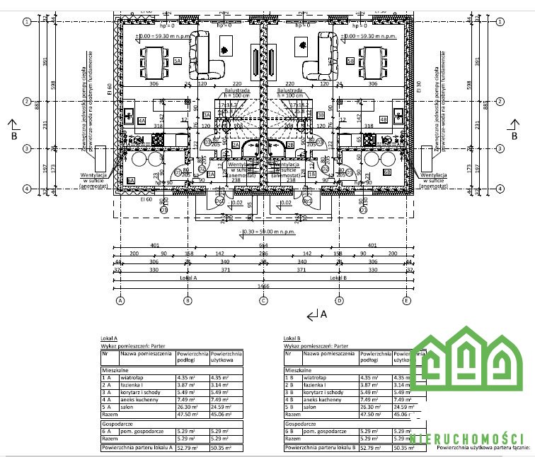 Dom developerski Miedzyń 105/190m2 bliźniak VI.24r miniaturka 6