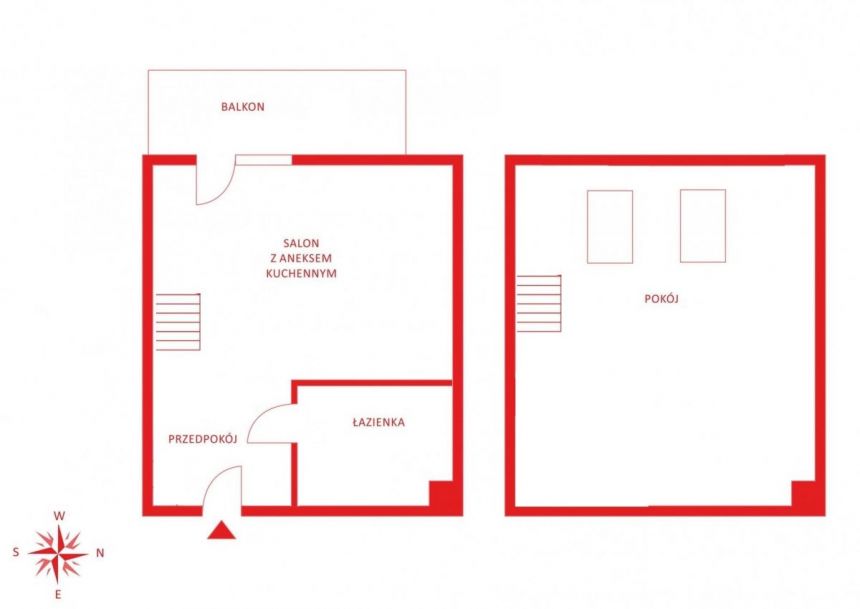 Gdańsk Łostowice, 449 000 zł, 48.29 m2, pietro 3/4 - zdjęcie 1