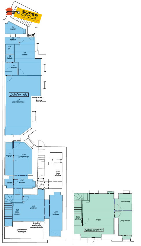 Kraków Stare Miasto, 9 305 zł, 204.81 m2, pietro 1 miniaturka 5