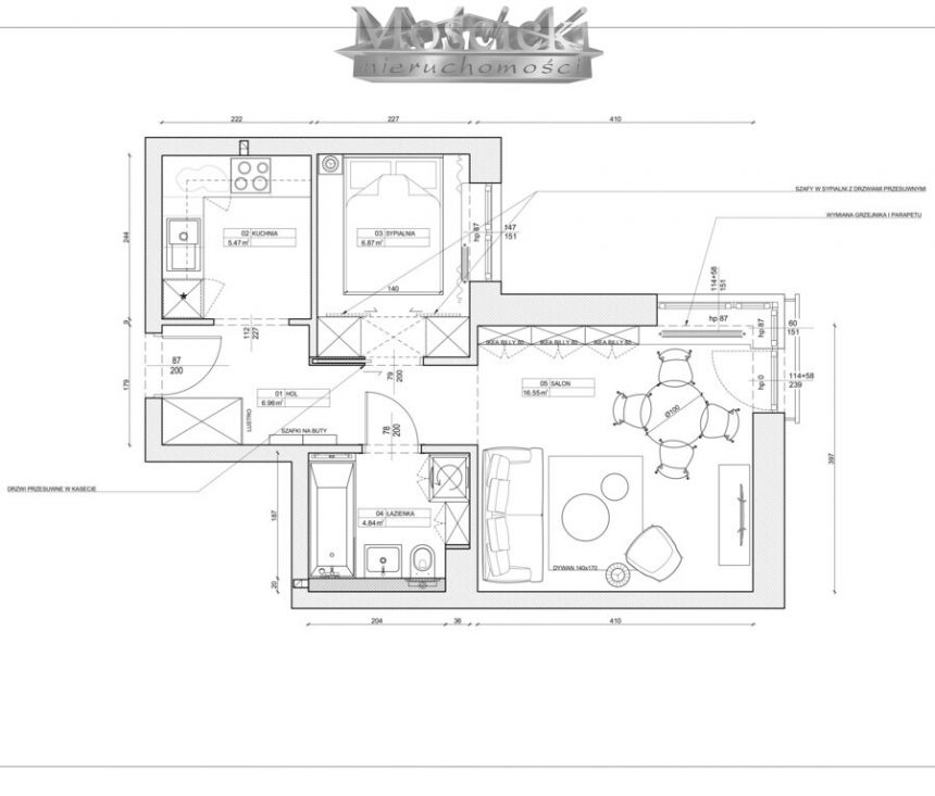 Piękne, dwupokojowe mieszkanie blisko metra miniaturka 6