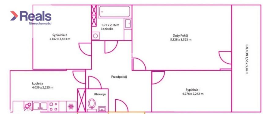 Rozkładowe 3 pokojowe + widna kuchnia i loggia miniaturka 9