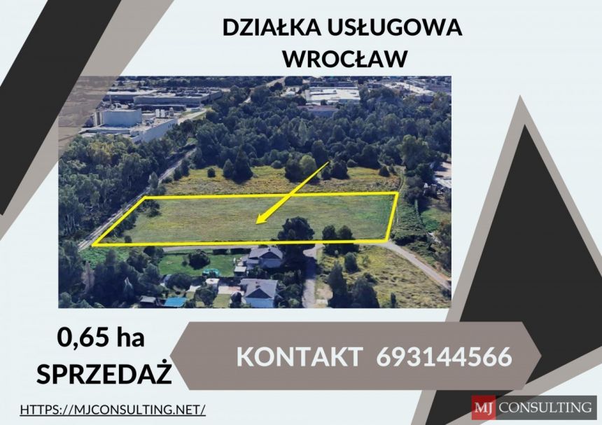 Wrocław Psie Pole, 2 950 000 zł, 63.29 ar, prostokątna - zdjęcie 1