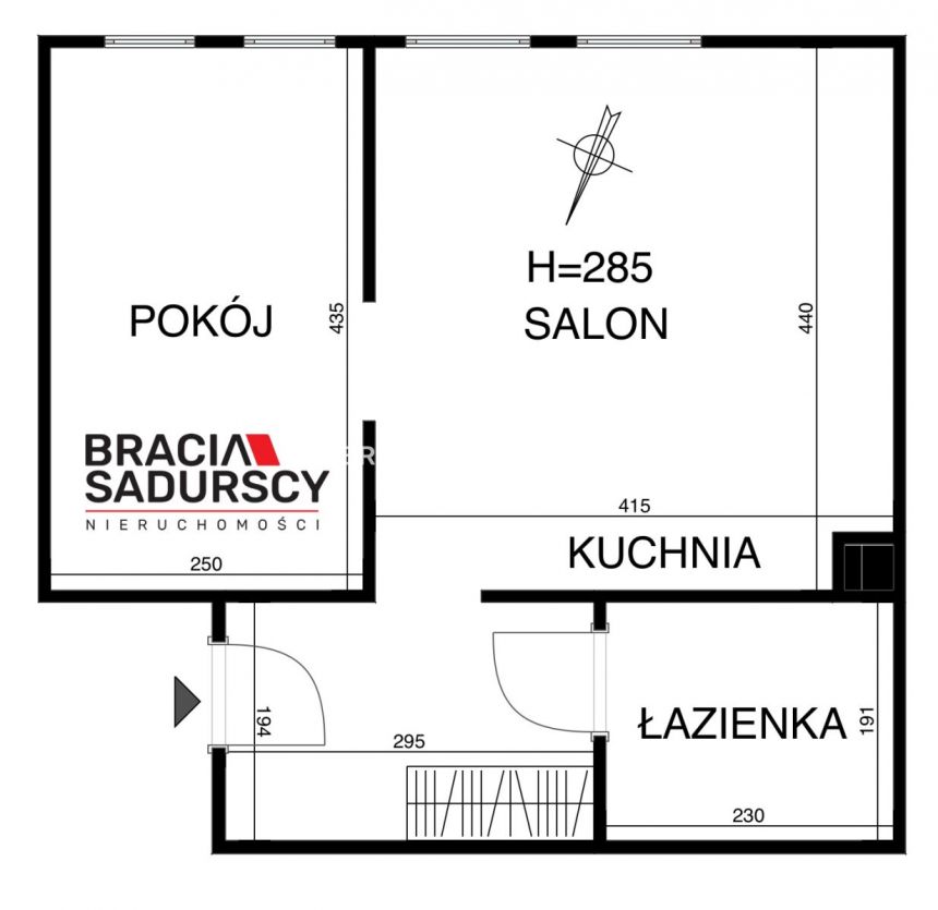 Bronowice | ul. Lea  | 37m2 | 2- pokoje | 2500 zł miniaturka 3