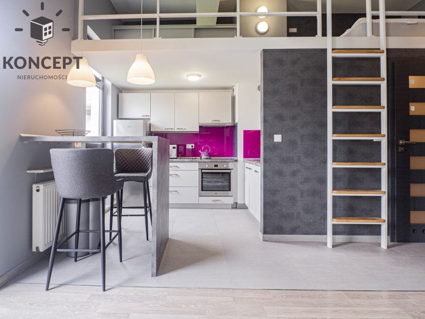 Studio z antresolą | Balkon | Ogród Botaniczny - zdjęcie 1