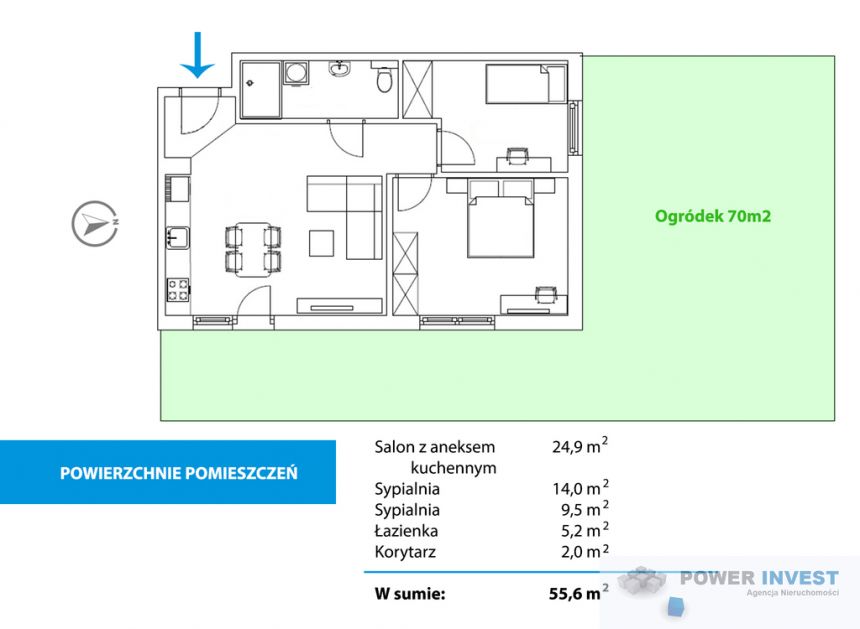 Mieszkanie idealne dla rodziny - 3 pokoje. miniaturka 2