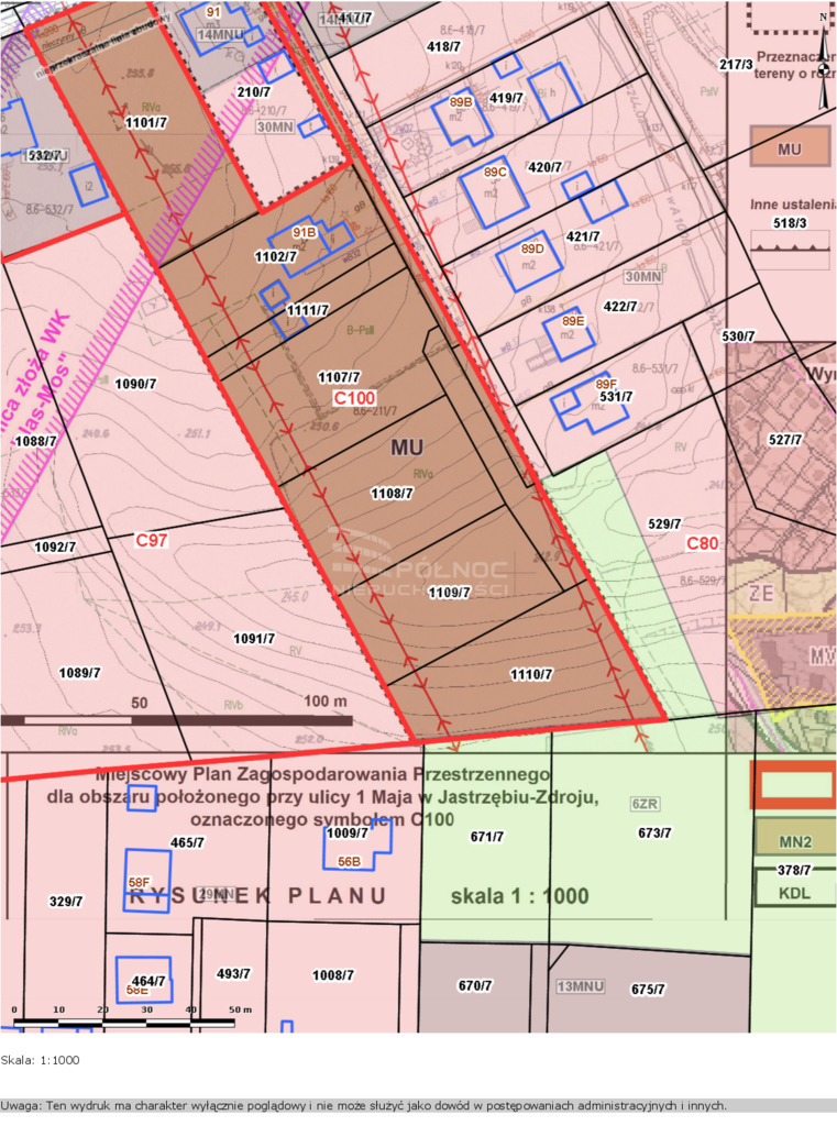 Działki w centrum DZIELNICY ZDRÓJ miniaturka 7