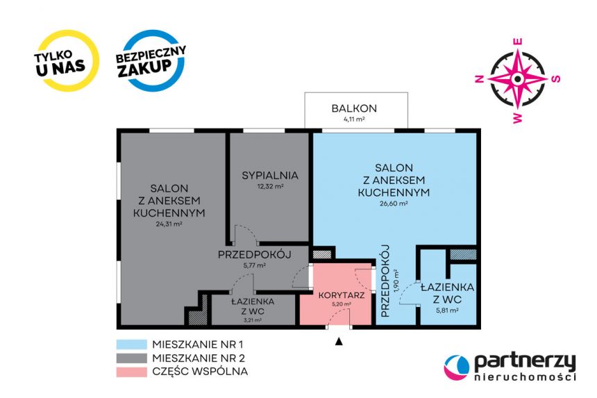 Gdańsk Śródmieście, 1 494 000 zł, 87.93 m2, pietro 4 miniaturka 19