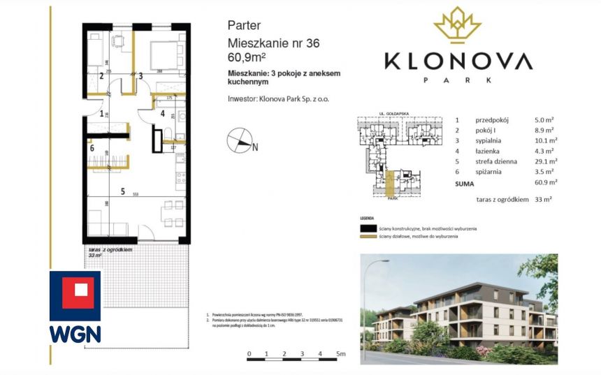 Olecko, 548 100 zł, 60.9 m2, z loggią miniaturka 5