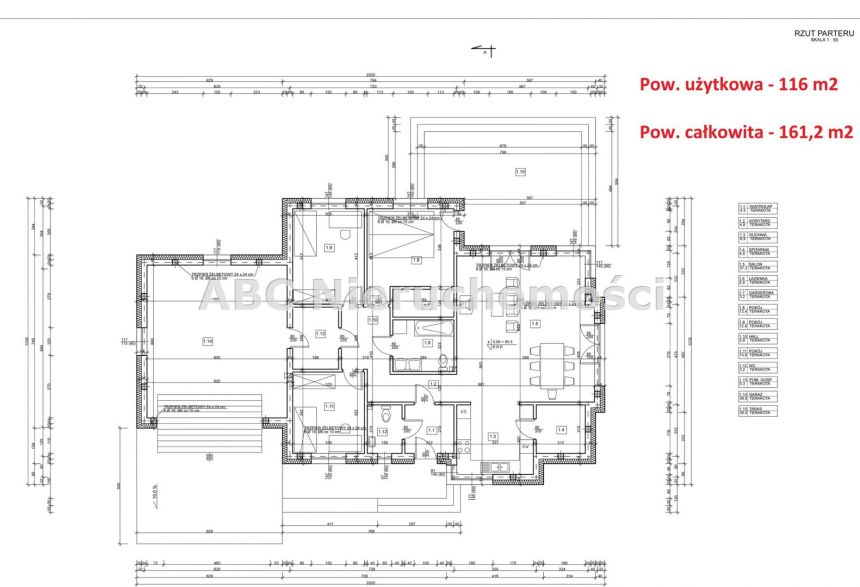 Skórka, 340 000 zł, 161.2 m2, aneks kuchenny połączony z salonem miniaturka 17