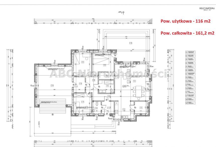 Skórka, 380 000 zł, 161.2 m2, aneks kuchenny połączony z salonem miniaturka 17