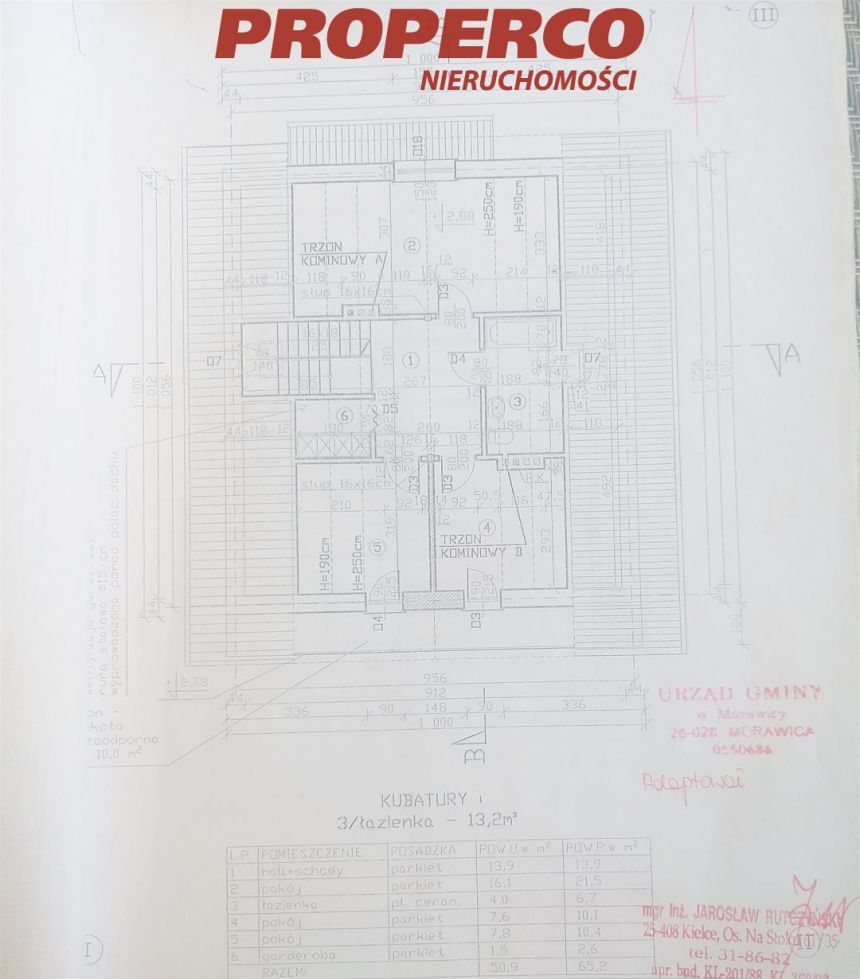 Dom, 5 pokoi, uż. 106,5 m2, Lisów, gm. Morawica miniaturka 31