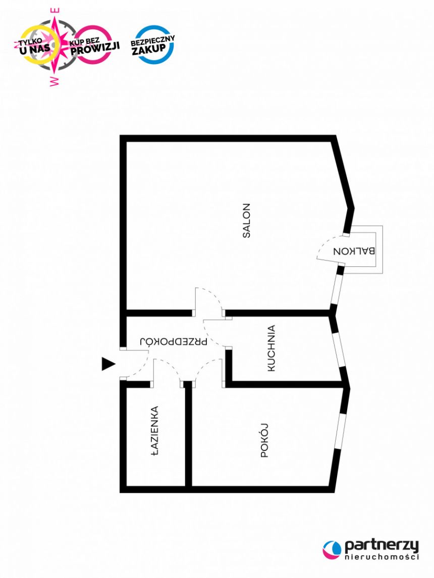 Gdańsk Przymorze, 559 000 zł, 43 m2, z balkonem miniaturka 10