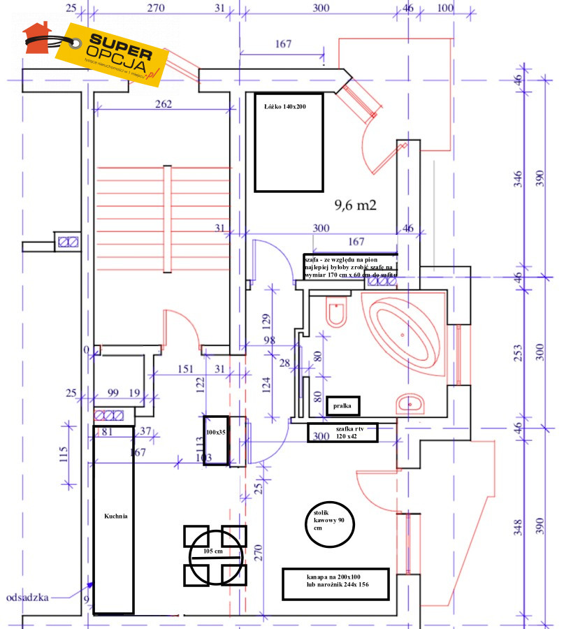 Kraków Ruczaj, 2 450 zł, 45 m2, 2 pokojowe miniaturka 15