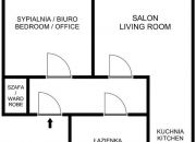 Mieszkanie 2 pok 31m2 Kwartowa + komórka miniaturka 12