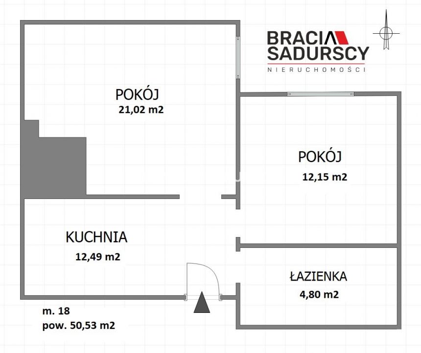 Chrzanów Stella, 303 180 zł, 50.53 m2, 2 pokojowe miniaturka 22