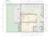 W REALIZACJI 08.2025/Mieszkanie 3pok, /60,60m2 + taras i ogrodu/ Księże Wielkie miniaturka 2