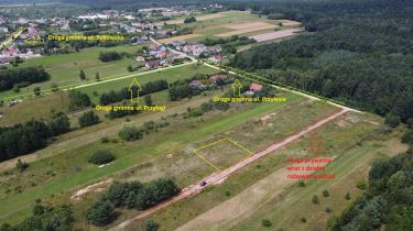 Działka budowlana 1047 m2, Dyminy ul. Przylesie