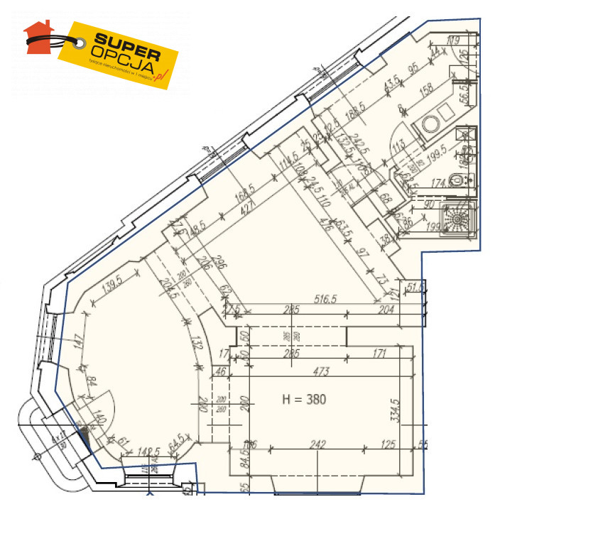 Kraków Stare Miasto, 9 000 zł, 75 m2, pietro 1 - zdjęcie 1