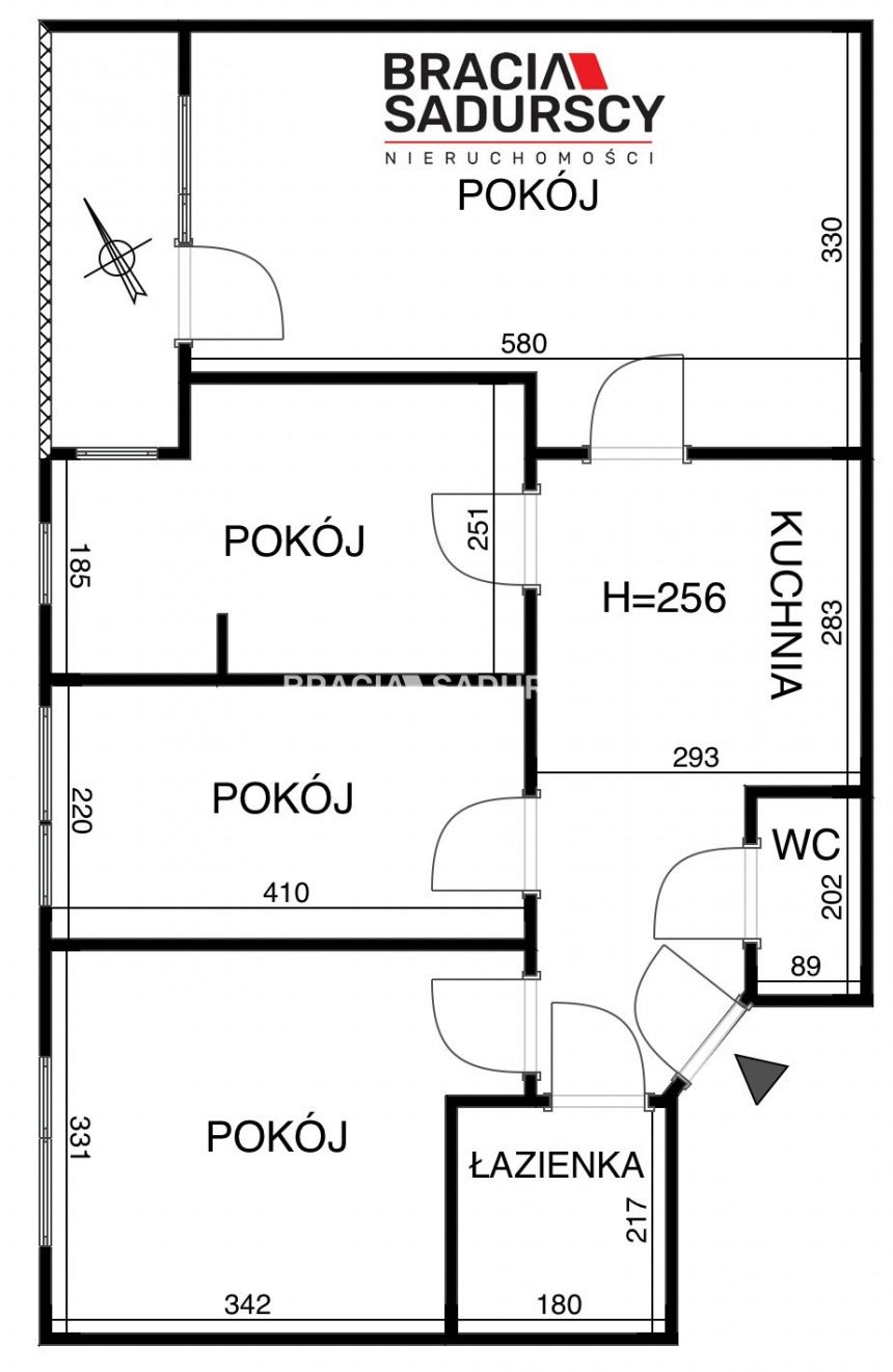 4 osobne pokoje, balkon, Rondo Mateczne 800 m miniaturka 3