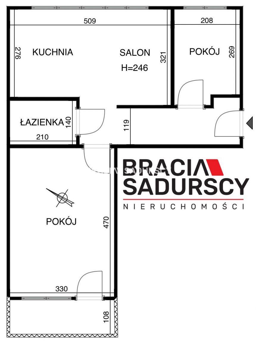 Os. Albertyńskie 3 pokoje, balkon miniaturka 25