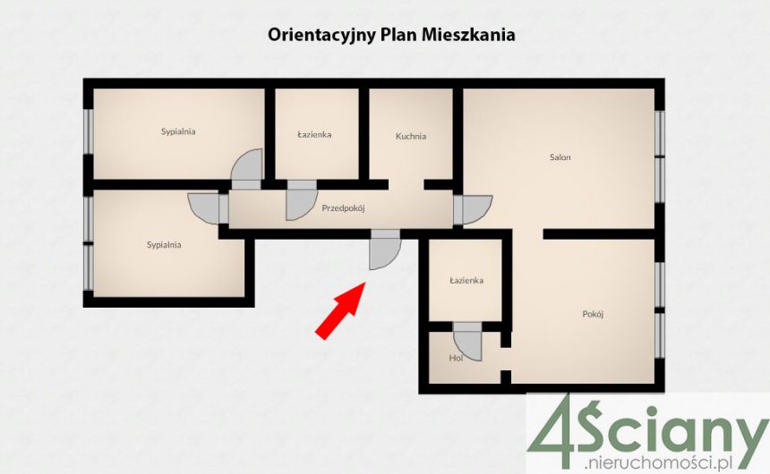 Atrakcyjne 4 pokoje na Bielanach miniaturka 2