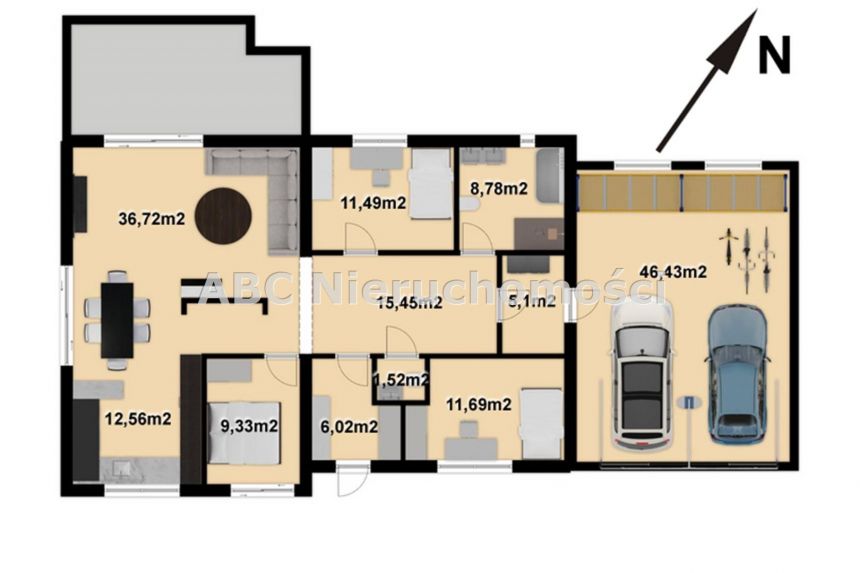 Dobrzyca, 849 000 zł, 165.09 m2, jednorodzinny miniaturka 43