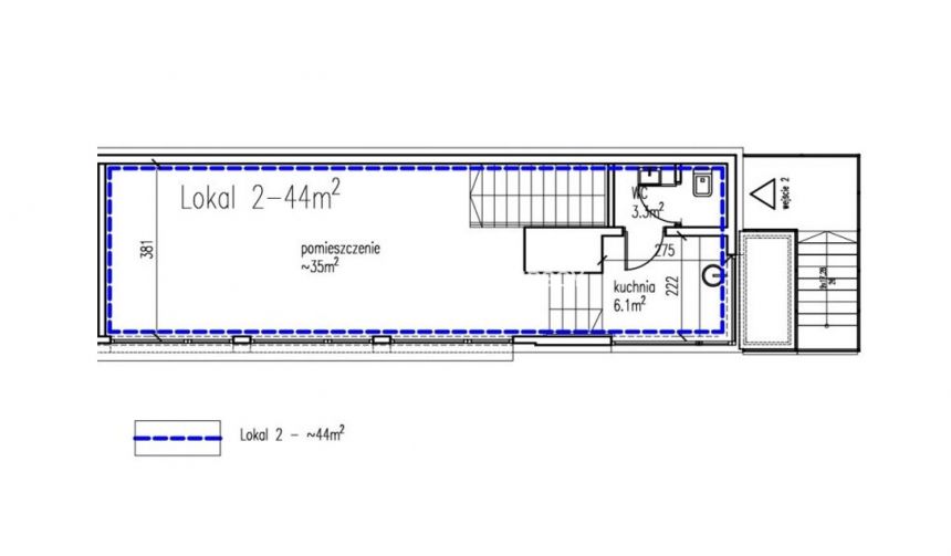 Nowoczesny lokal użytkowy - 44m2 - Azory miniaturka 12