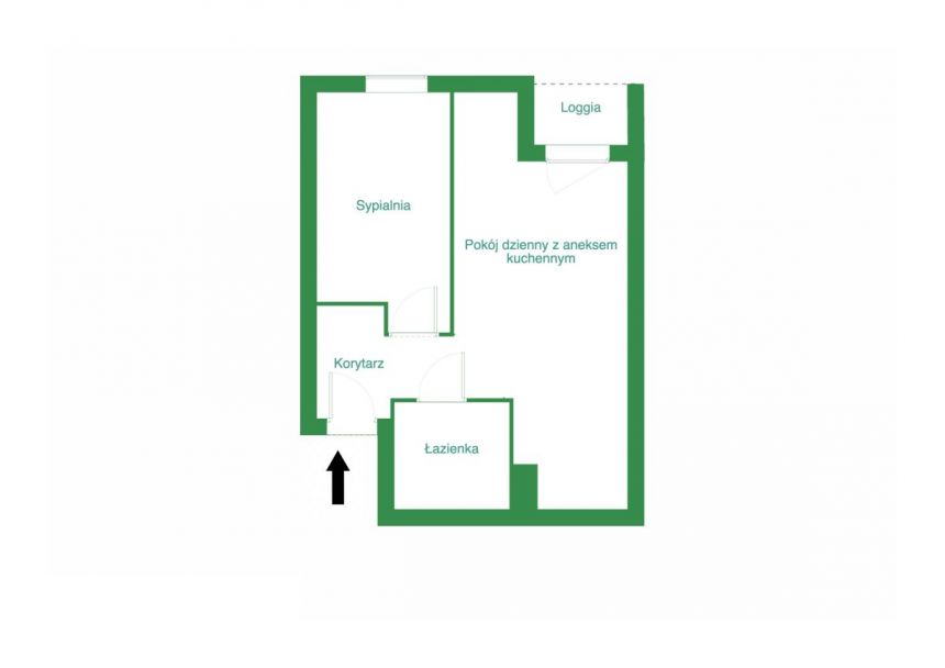 Gdańsk Orunia, 450 000 zł, 35.68 m2, parter - zdjęcie 1