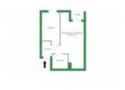 Gdańsk Orunia, 450 000 zł, 35.68 m2, parter miniaturka 1