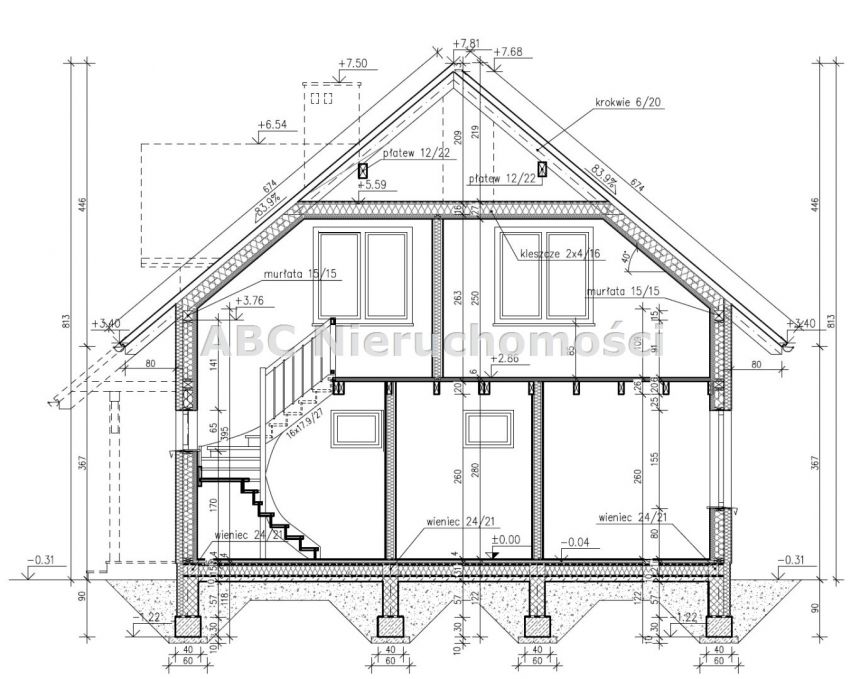 Wysoka, 650 000 zł, 105 m2, do wykończenia miniaturka 14