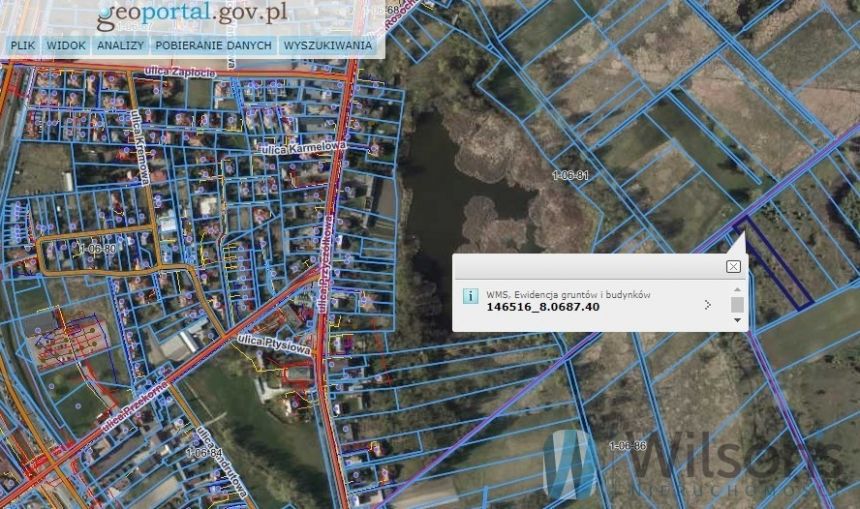 Warszawa Wilanów, 610 000 zł, 32.11 ar, droga dojazdowa gruntowa miniaturka 9