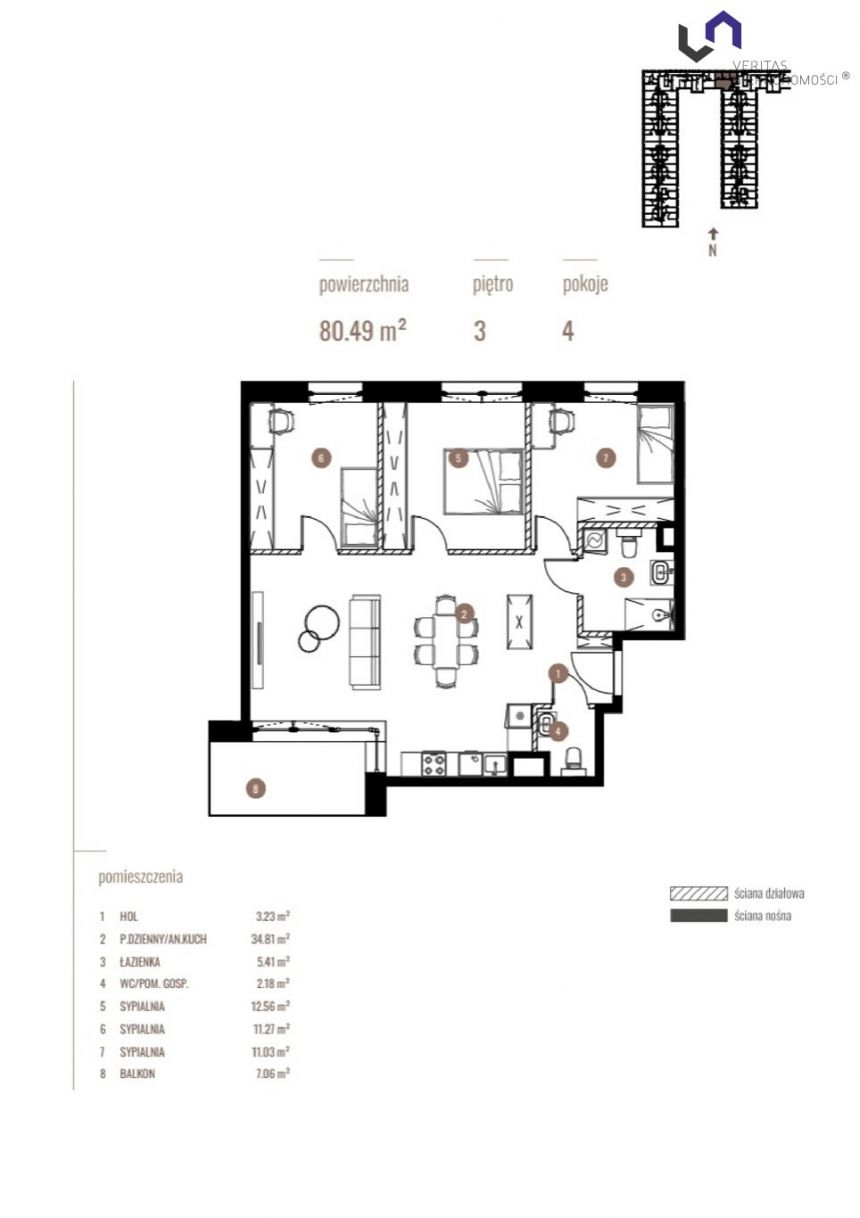 Katowice Dolina Trzech Stawów, 933 684 zł, 80.49 m2, do adaptacji miniaturka 2