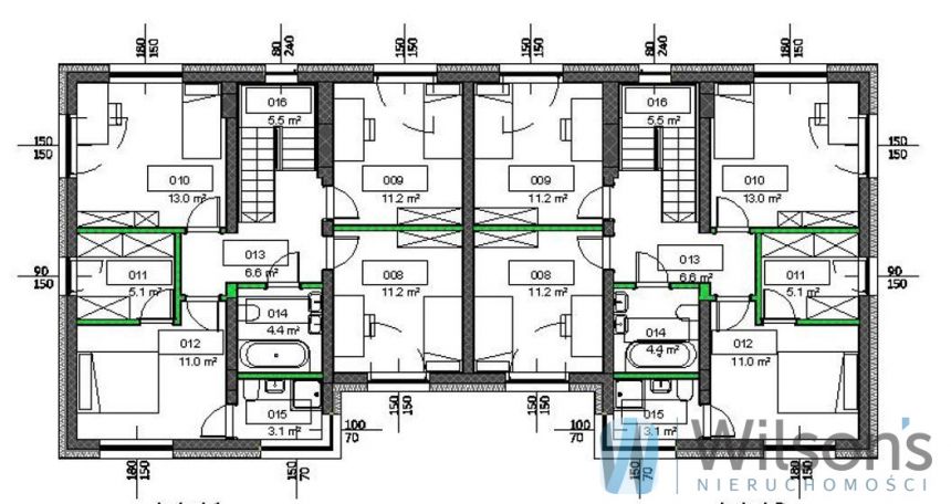 Łomianki Dolne, 1 200 000 zł, 143 m2, bliźniak miniaturka 6