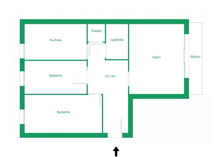 Gdańsk Siedlce, 669 000 zł, 55.4 m2, pietro 5/10 miniaturka 17