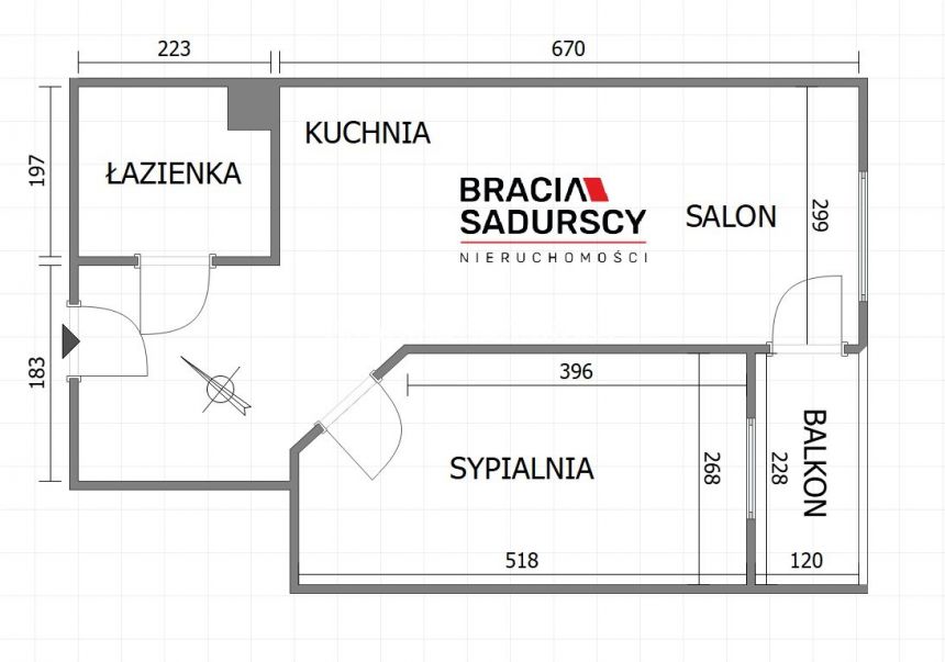 Komfortowe mieszkanie / 2-pok / 44 m2 / Park Wodny miniaturka 16