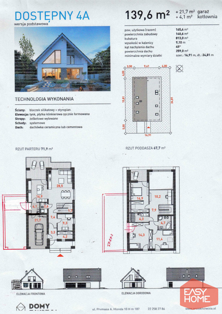 Działka budowlana z projektem domu i pozwoleniem miniaturka 9