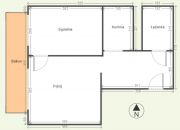 2 pokoje, c.o. z sieci, balkon miniaturka 8