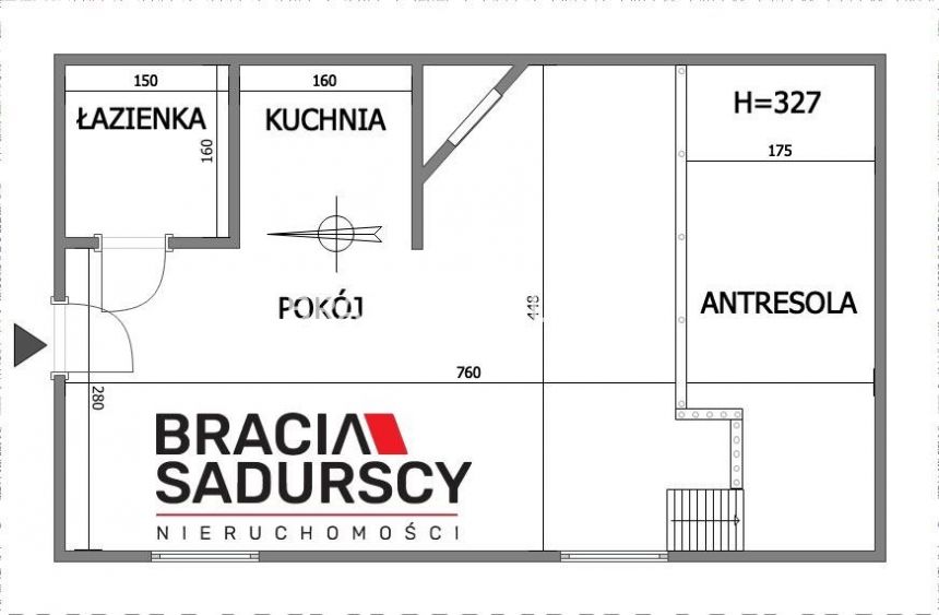 Przestronne studio z antresolą bl. Dworca Głównego miniaturka 3