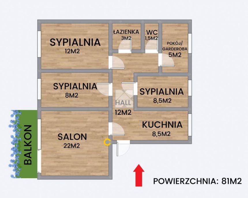 Przestronne 5-pokojowe mieszkanie, ul. Lwowska miniaturka 4