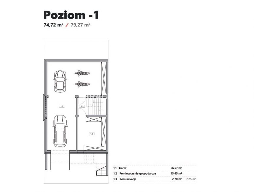 Bliźniak z garażem i ogrodem - 245,38 m2 miniaturka 3