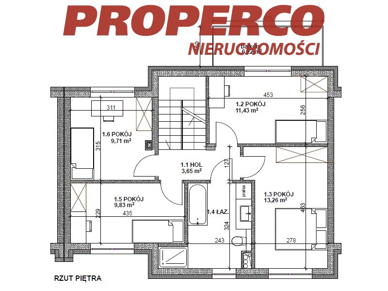 Segment środkowy 5 pok. +poddasze 46m2, Białołęka miniaturka 4