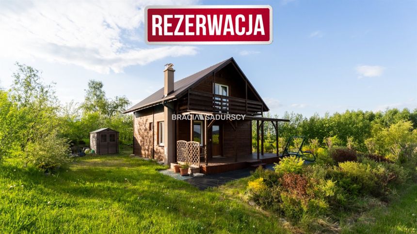 Dom z widokową działką Rupniów gm. Limanowa - zdjęcie 1