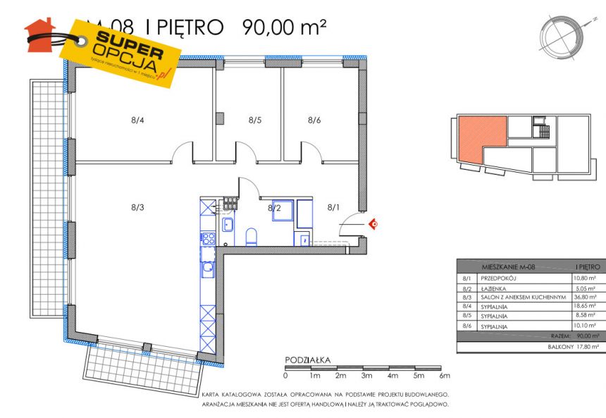 Kraków Ruczaj, 1 296 000 zł, 90 m2, z parkingiem podziemnym miniaturka 3