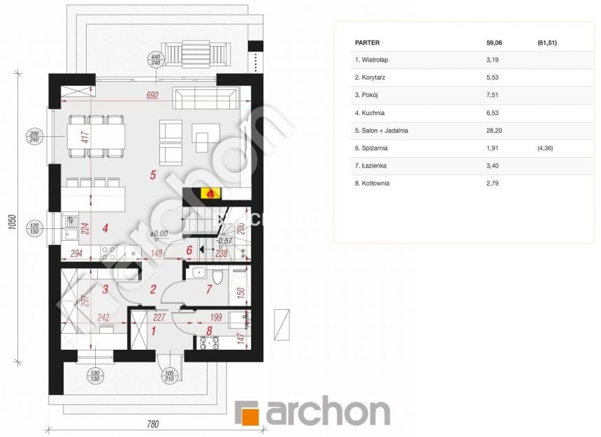 Grojec, 750 000 zł, 123.17 m2, jasna kuchnia z oknem miniaturka 9