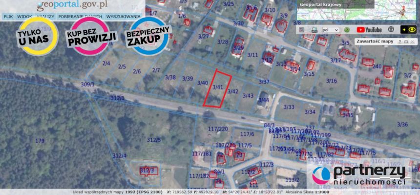 Gdańsk Sobieszewo, 1 549 000 zł, 12.14 ar, budowlana miniaturka 8